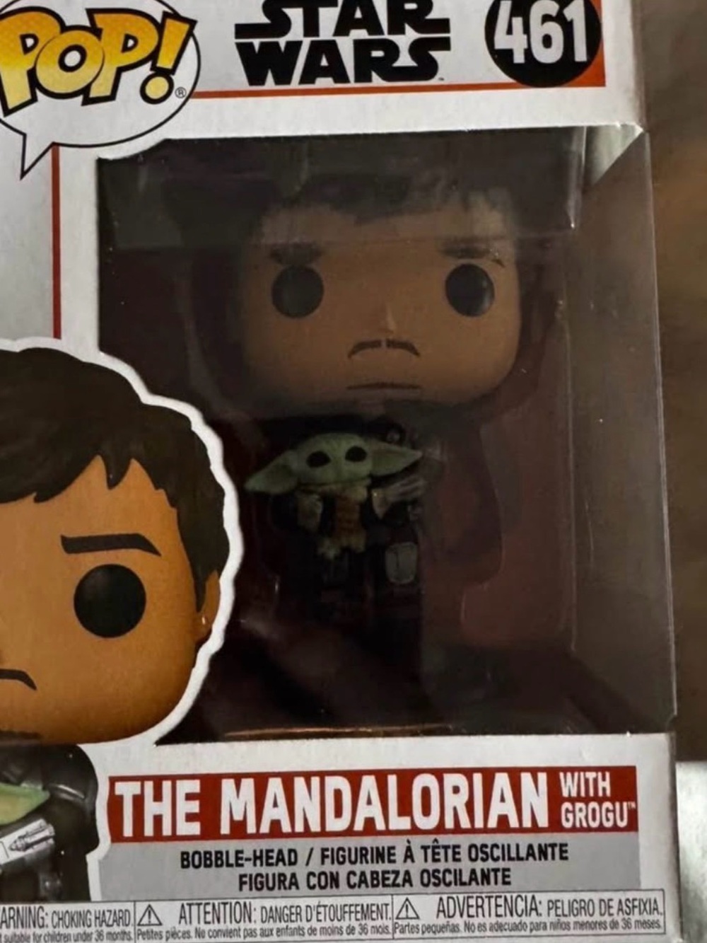 Funko Pop The Mandalorian With Grogu Action Figure